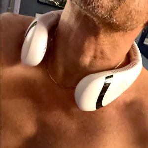 Bladeless Portable Folding Handsfree Neck Fan Cooler